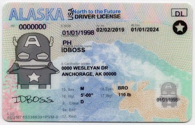 Alaska - Premium Scannable ID