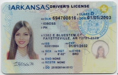 Arkansas Fake ID - Premium Scannable ID