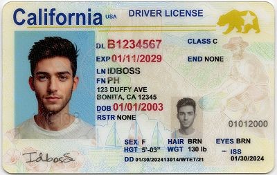 California-CA Fake ID - Premium Scannable ID