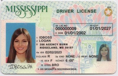 Mississippi Fake ID - Premium Scannable ID