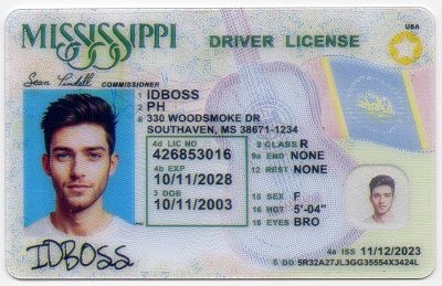 Mississippi-MS Fake ID - Premium Scannable ID