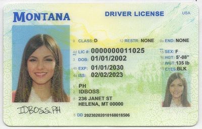 Montana Fake ID - Premium Scannable ID