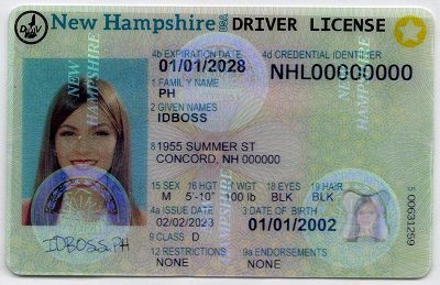 New Hampshire Fake ID - Premium Scannable ID