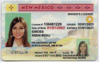 New Mexico Fake ID - Premium Scannable ID