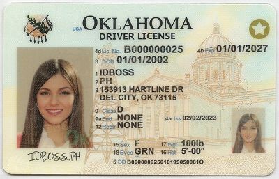 Oklahoma Fake ID - Premium Scannable ID