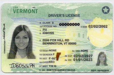 Vermont Fake ID - Premium Scannable ID