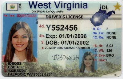 West Virginia Fake ID - Premium Scannable ID