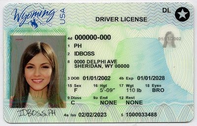 Wyoming Fake ID - Premium Scannable ID