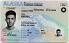 Small Size United States Alaska-AK Fake ID - View 1 - High Quality Scannable ID