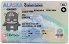 Medium Size United States Alaska - High Quality Scannable ID