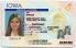 Small Size United States Iowa Fake ID - View 1 - High Quality Scannable ID