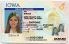 Medium Size United States Iowa Fake ID - High Quality Scannable ID