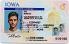 Small Size United States Iowa-IA Fake ID - View 1 - High Quality Scannable ID