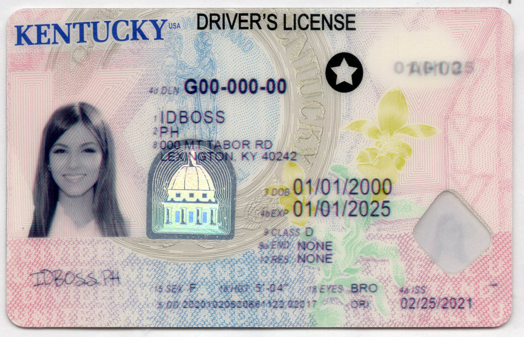 Kentucky Fake ID-idboss