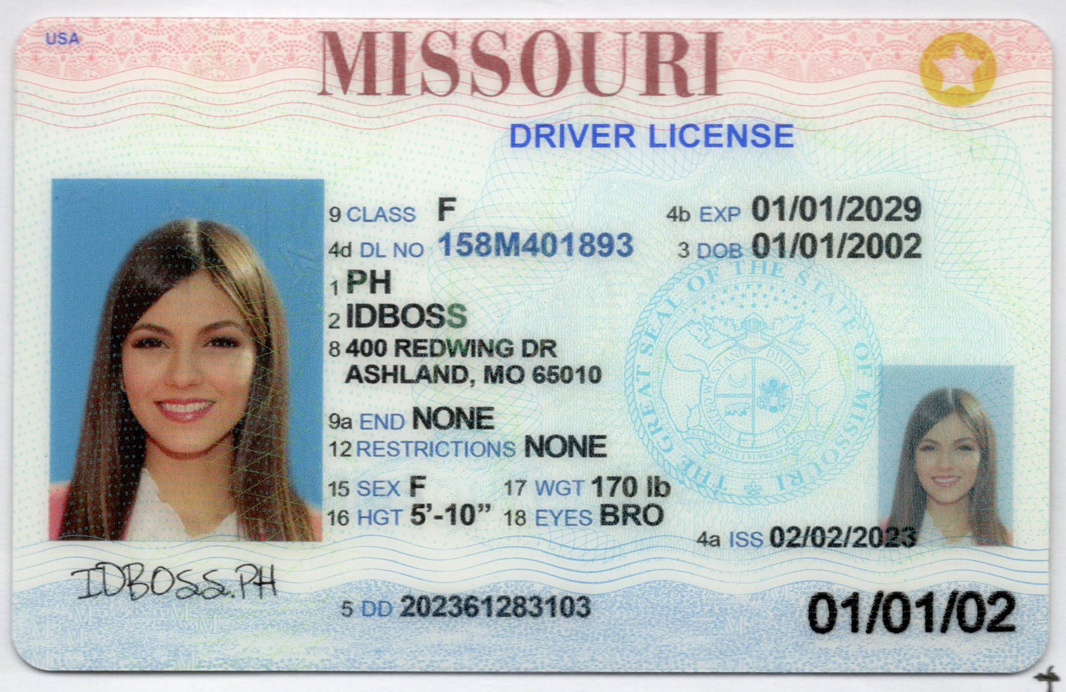 Missouri Fake ID-idboss