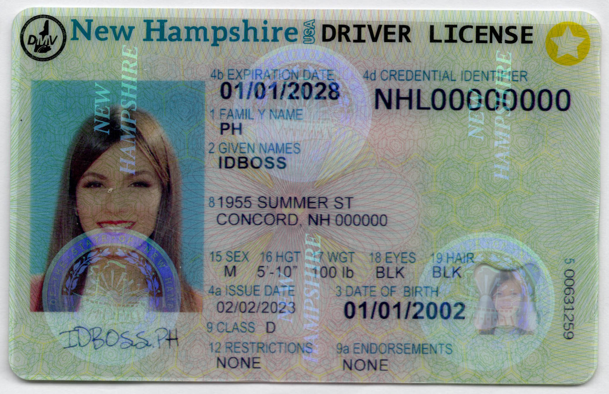 New Hampshire Fake ID-idboss