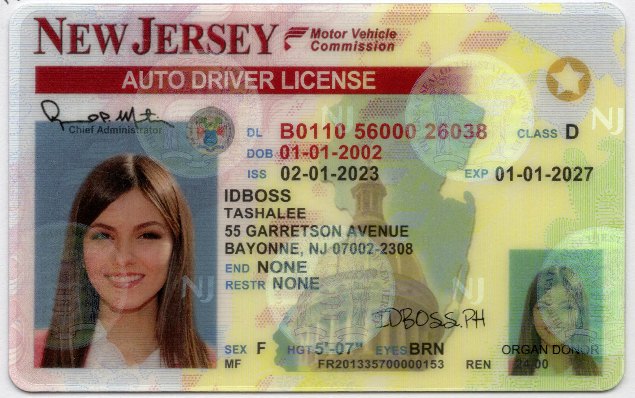 New Jersey Fake ID-idboss